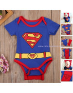 2pcs Superman Romper Set 